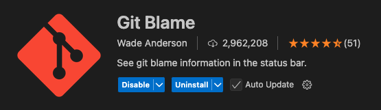 GIT Blame in VSCode